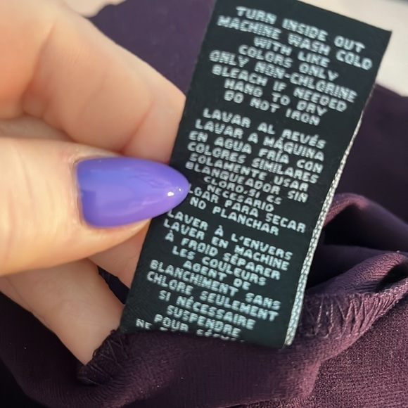 Stitch Fix I Dictionary Catriana Ponte Skinny Pants Dark Purple Size Medium - Picture 10 of 10